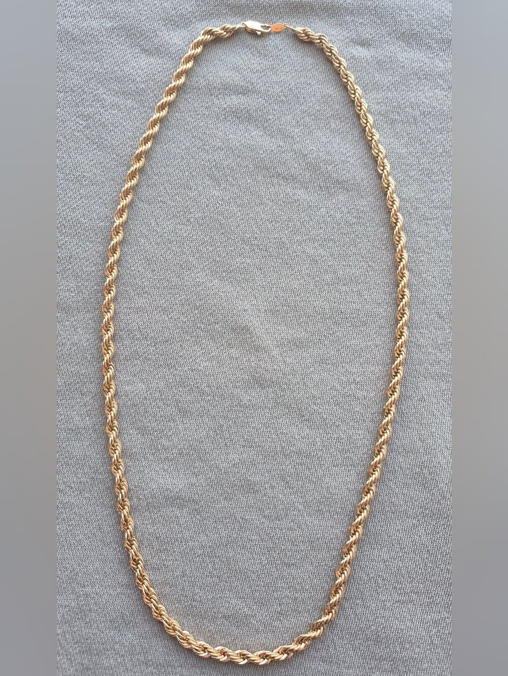 Gold Rope Chain Necklace - Women Jewelry